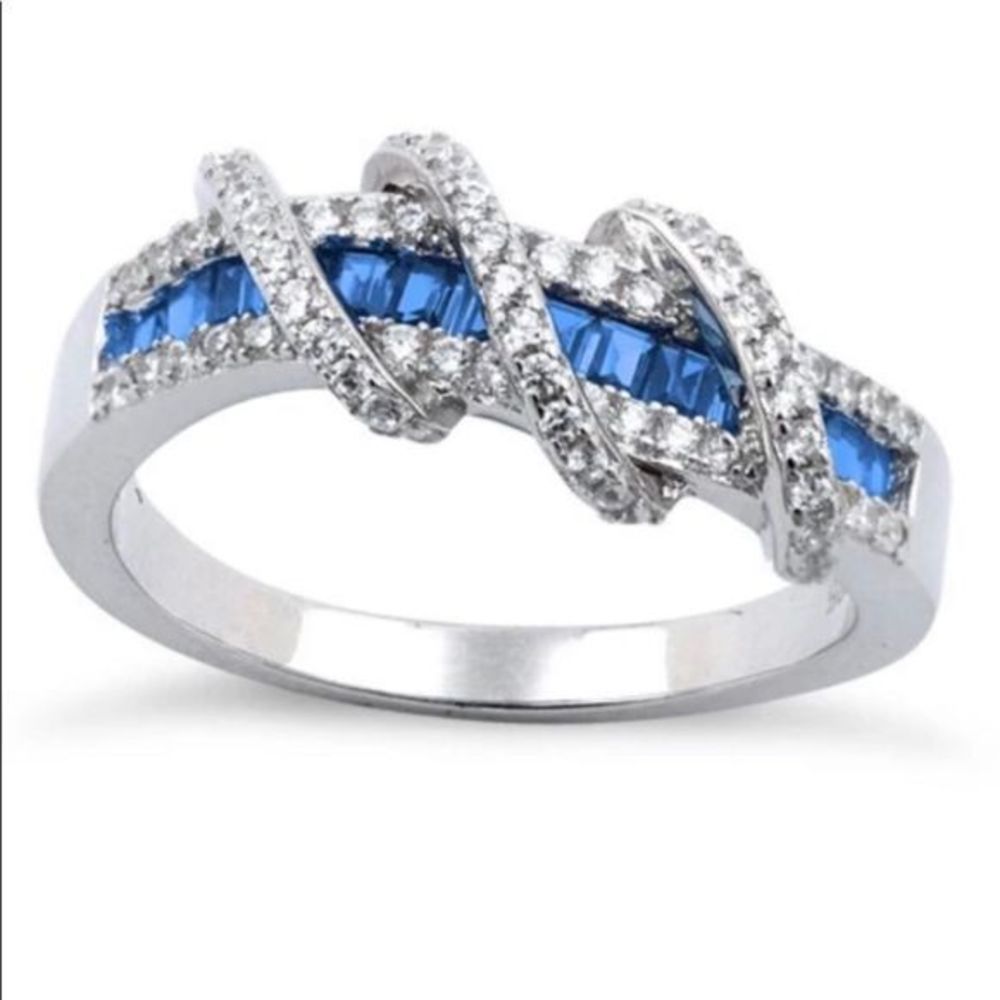 Sterling silver 925 beautiful bling ring